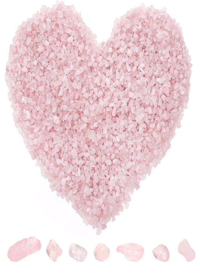 إلفولي، ٥ أرطال من الكريستال الوردي الطبيعي، أحجار رقائق مصقولة ٧-٩ مم، كوارتز غير منتظم الشكل، حجر كريم علاجي للريكي لتزيين النباتات المحفوظة في أصص، صناعة المجوهرات، أعمال يدوية، لون وردي فاتح - Image 5